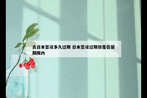 去日本签证多久过期 日本签证过期但是在留期限内