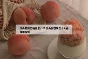 国内的固态硬盘怎么样 国内固态硬盘十大品牌排行榜