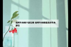 烧烤牛肉哪个部位嫩 烧烤牛肉嫩度高的牛肉部位