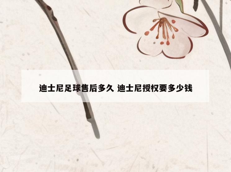 迪士尼足球售后多久 迪士尼授权要多少钱