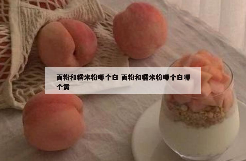 面粉和糯米粉哪个白 面粉和糯米粉哪个白哪个黄