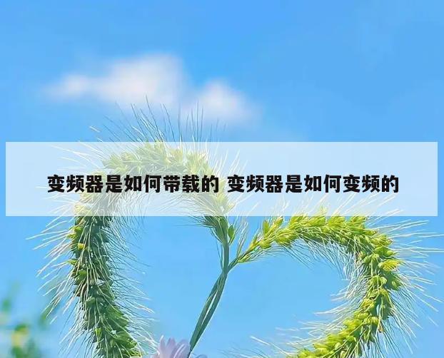 变频器是如何带载的 变频器是如何变频的
