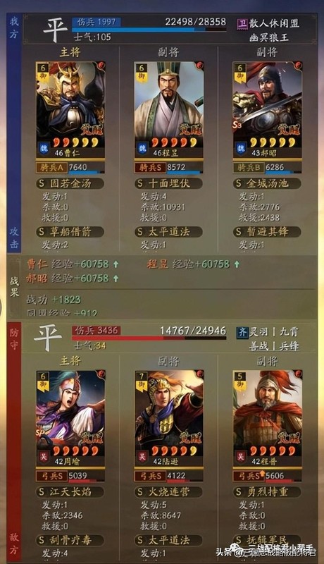 三国志战略版程昱黑科技，程昱武峰骑不输太尉女王社稷弓