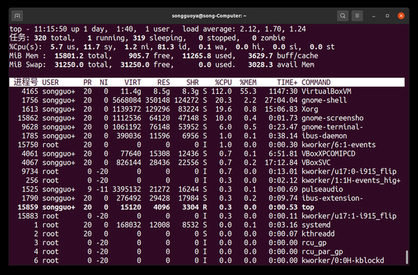 Linuxt每日命令005-进程原理、查看、管理