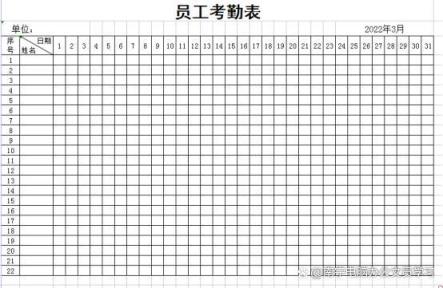 员工考勤表的制作方法和步骤,员工考勤表怎样制作