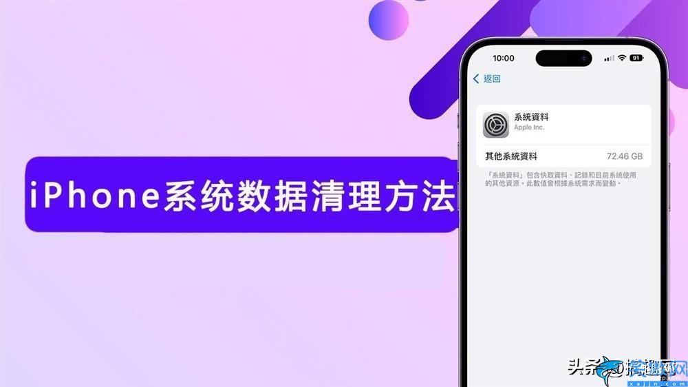 苹果内存满了怎么清理空间,iOS清理系统数据方法