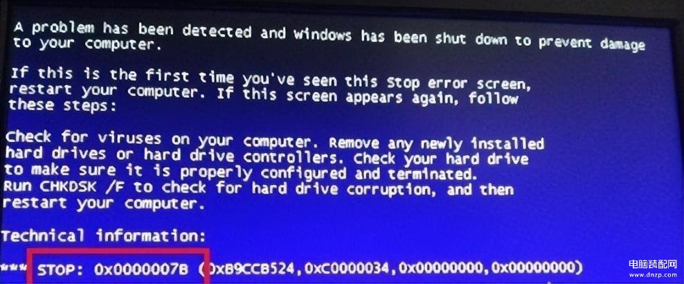 老电脑开机就0x0000007b蓝屏,0x0000007B蓝屏解决方法