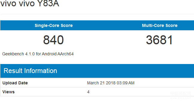 vivoy83a参数配置详情,vivo Y83A跑分数据