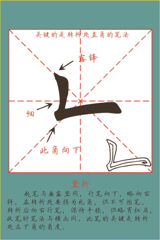 早期制作田英章楷书基本笔画教学字卡,早期制作田英章楷书基本笔画教学字卡